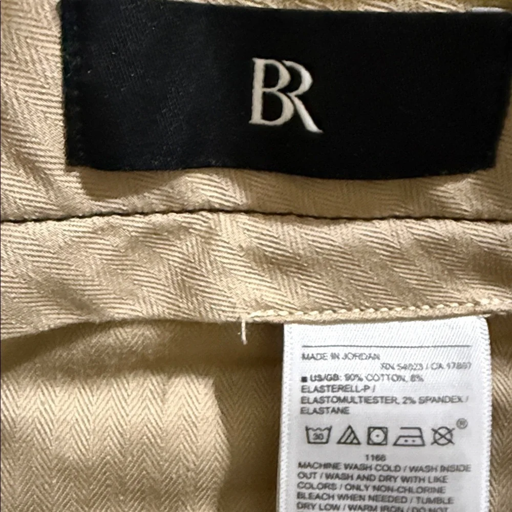 Banana Republic Men's black chino Pants tapered 36X32 casual office grandpa Y2K